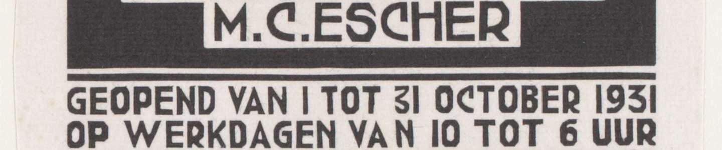 Uitnodiging tentoonstelling Martinus Liernur