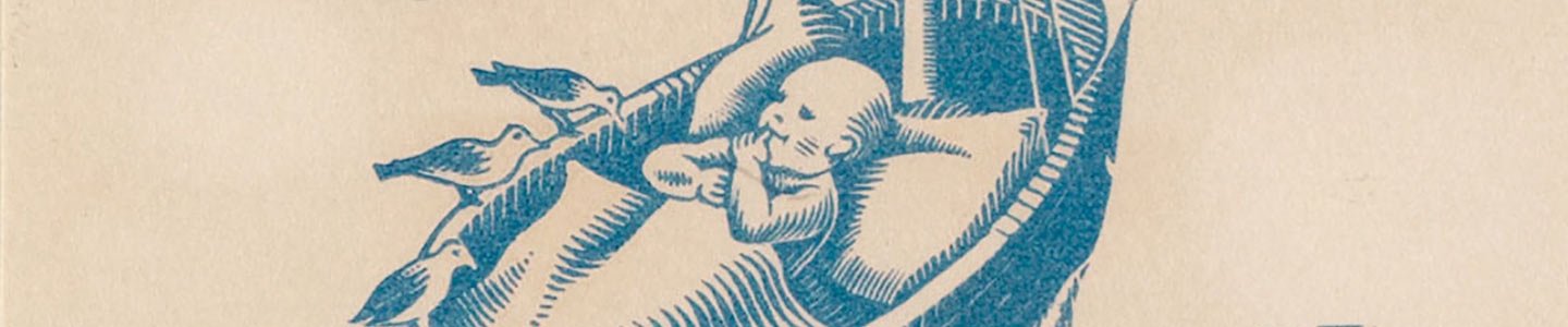 Birth announcement card for Jan Escher