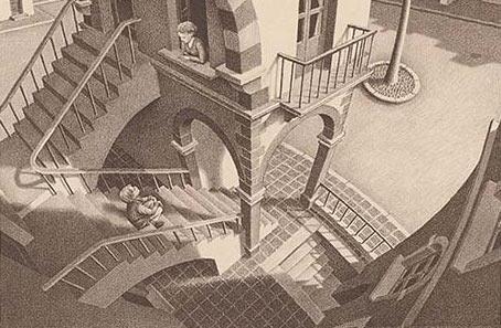 Perspectiefperfectie in Boven en onder