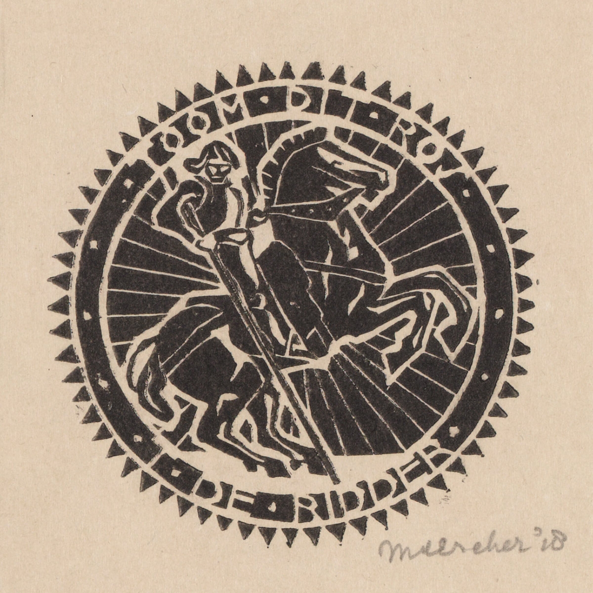Ex-libris Tony de Ridder