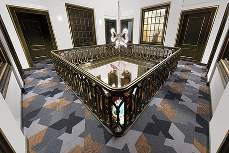 Een vlakvulling als vloer