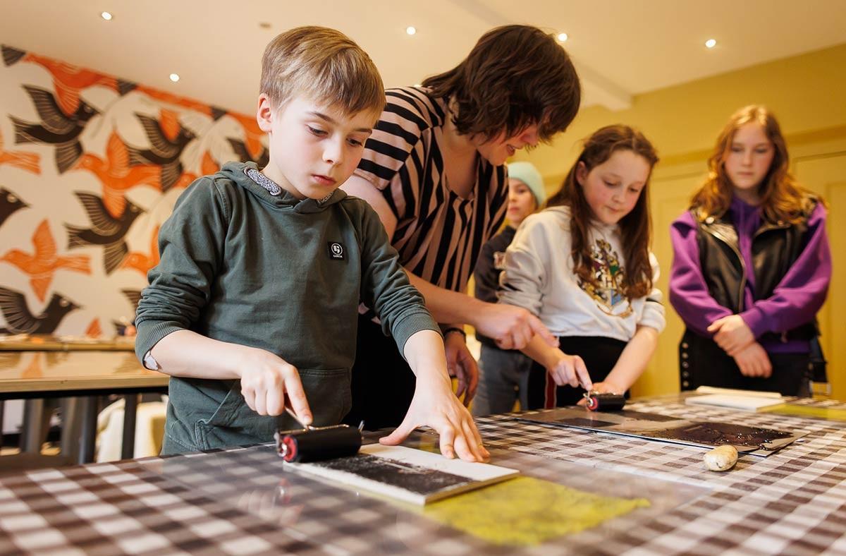 Maak je eigen linoleumsnede