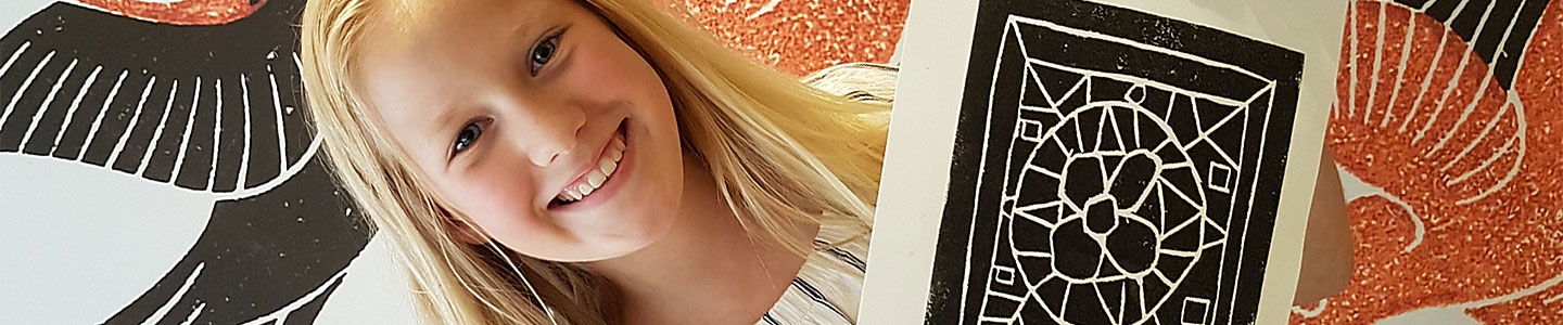 Maak je eigen linoleumsnede