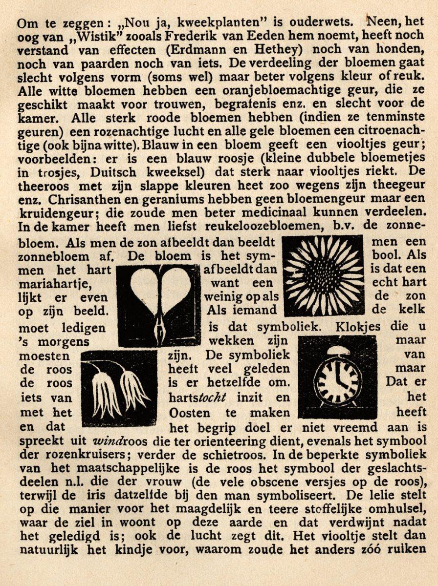 Eerste bladzijde uit Flor de Pascua, 1921