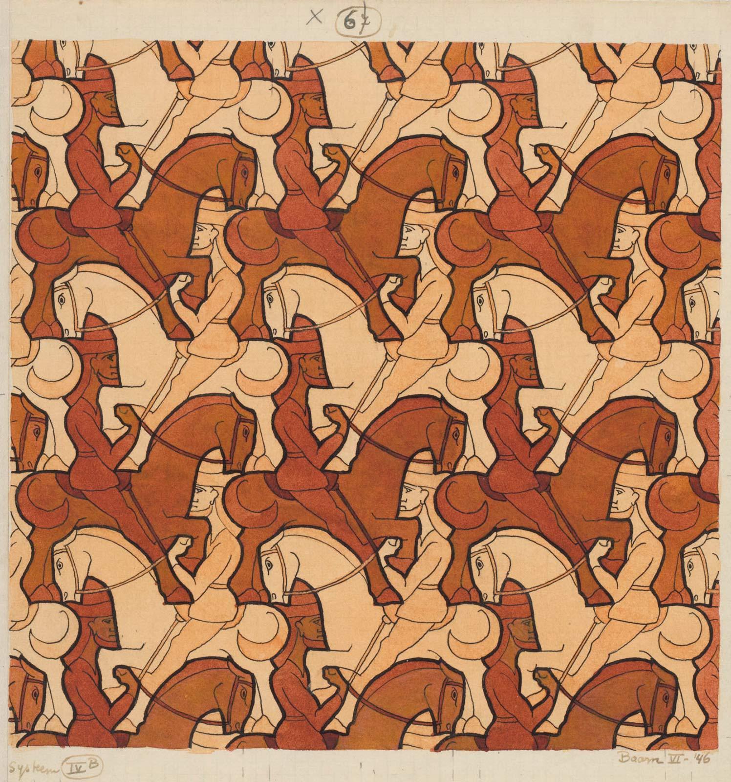 Studie voor Ruiter, juni 1946