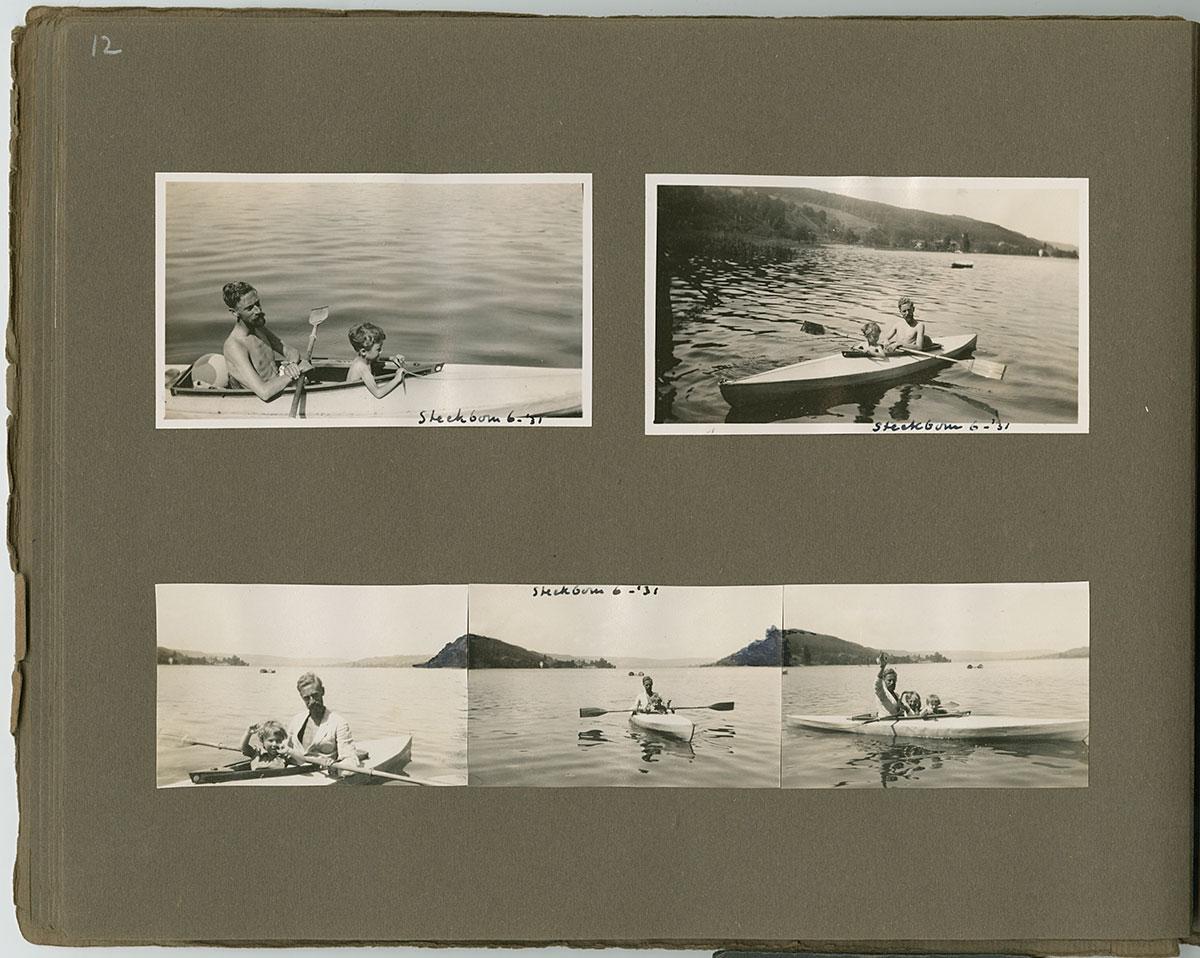 Juni 1931, zomer in Steckborn (pagina uit album M.C. Escher)