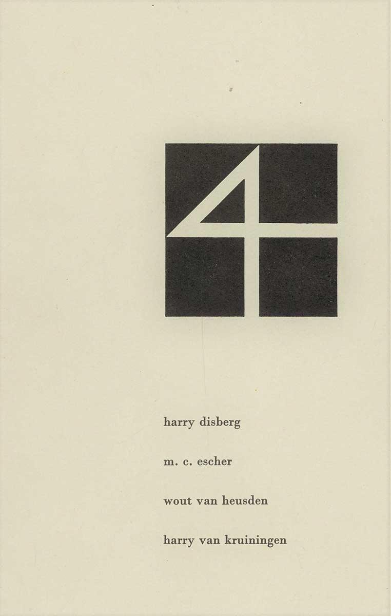 Catalogue of the 1957 exhibition at the Stedelijk Museum