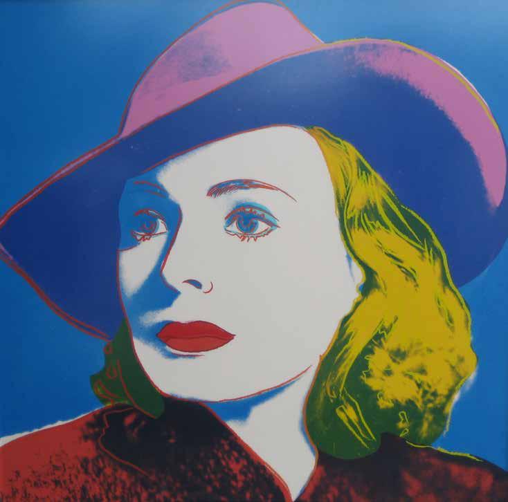 Andy Warhol, Ingrid Bergman, 1983, zeefdruk, particuliere collectie