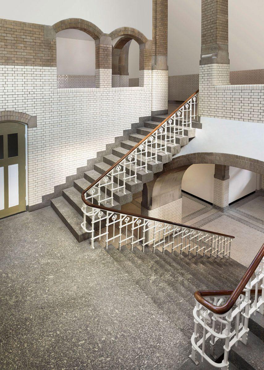 Impresson of the staircase at the 'HBS Arnhem 1913', Photo Studio Gerrit Schreurs, 2014