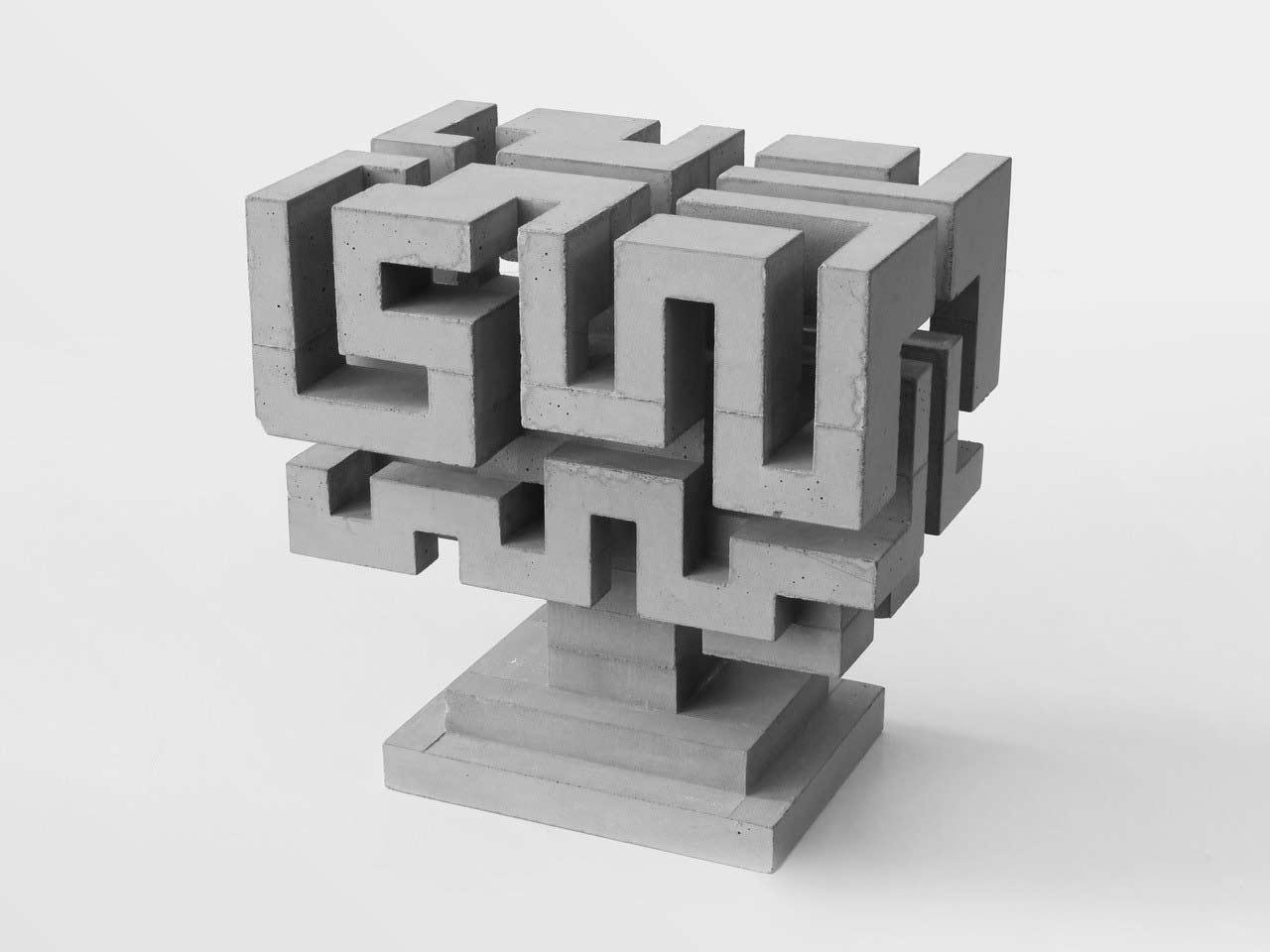 David Umemoto, Grey Matter 2, 2018. Modern Shapes Gallery