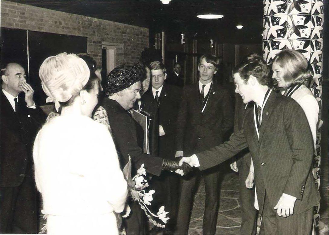 The opening of the new building by Her Majesty the Queen Juliana, 31 March 1969. Photo: Zandvoort, Baarn