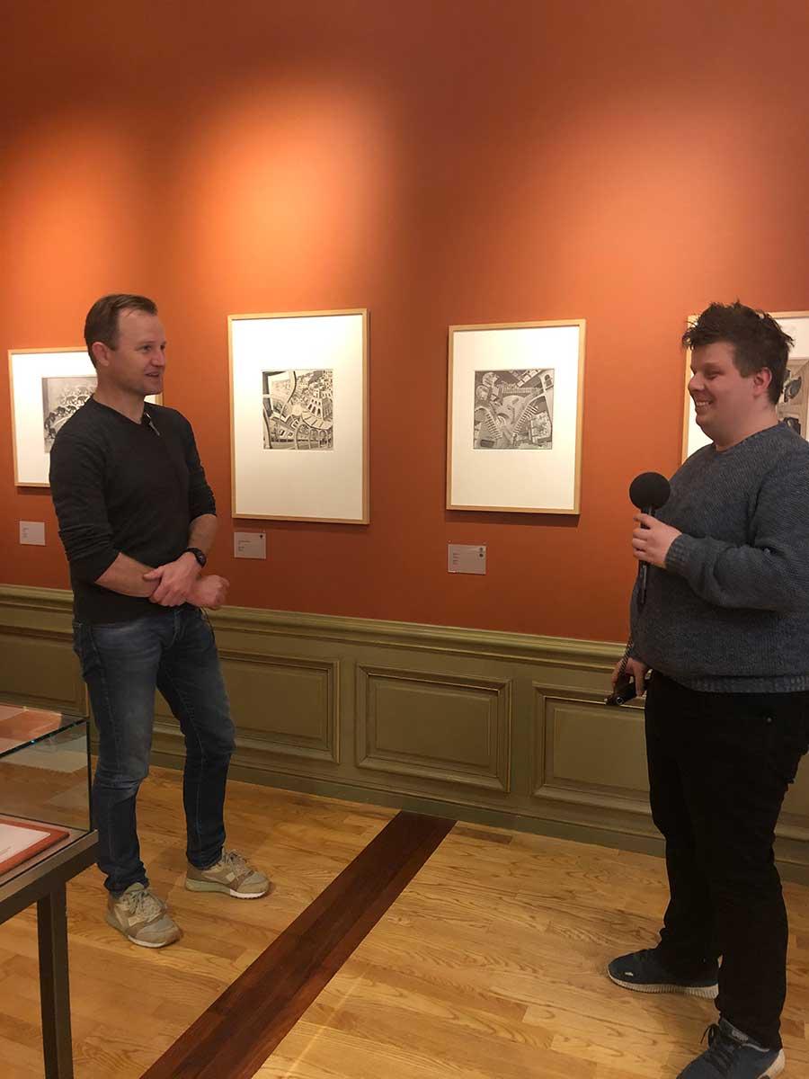 Erik Kersten (links) en Ferry Molenaar bij Relativiteit