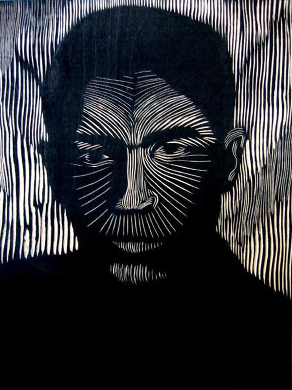 Jos de l'Orme, Vagebondo, houtsnede, 2005