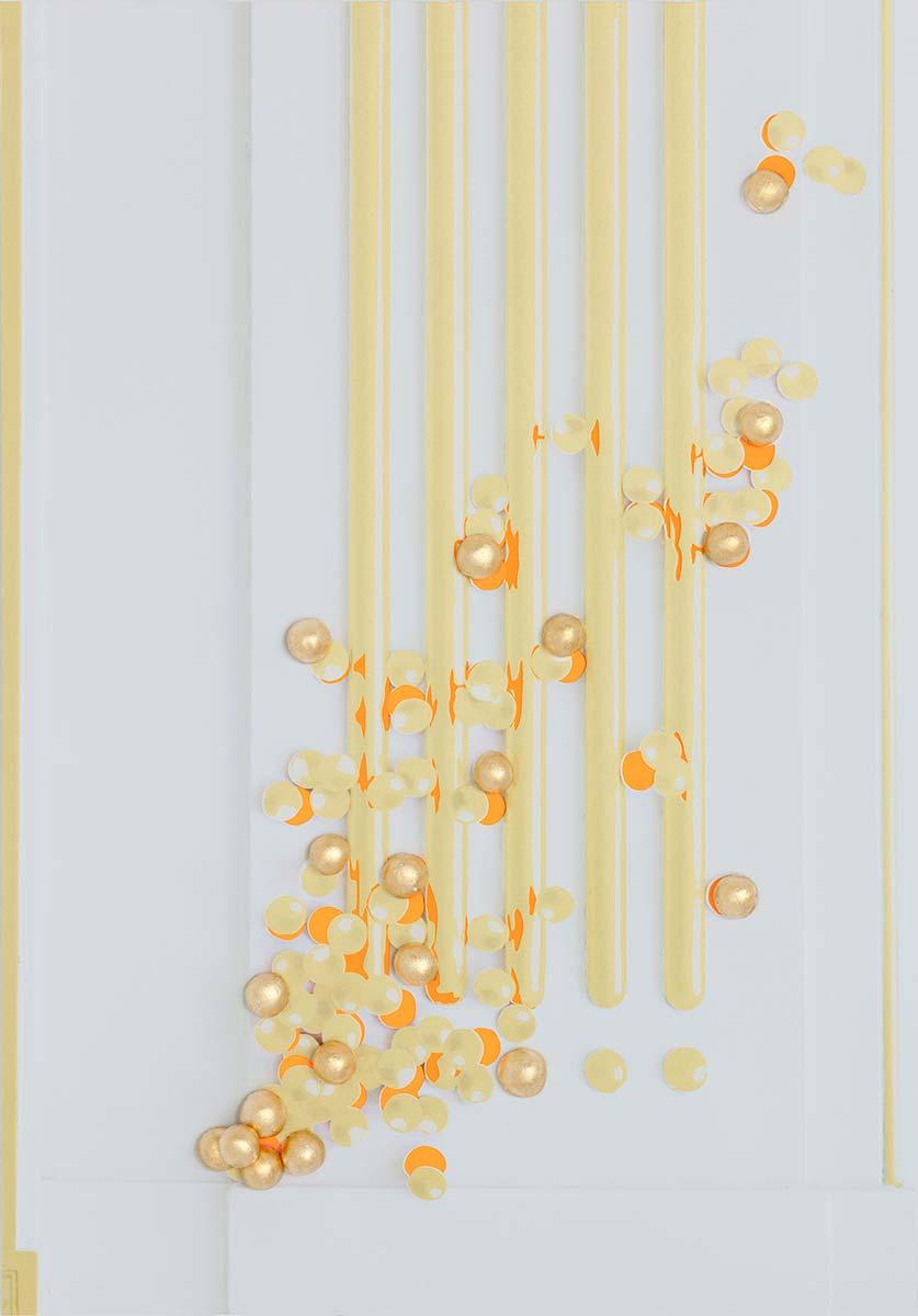 Marleen Sleeuwits, Going Round and Round no. 2, zeefdruk gecombineerd met fotografische afdruk, 2022