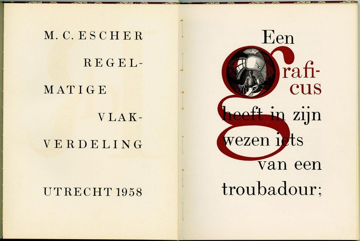 M.C. Escher, Regelmatige vlakverdeling, binnenblad