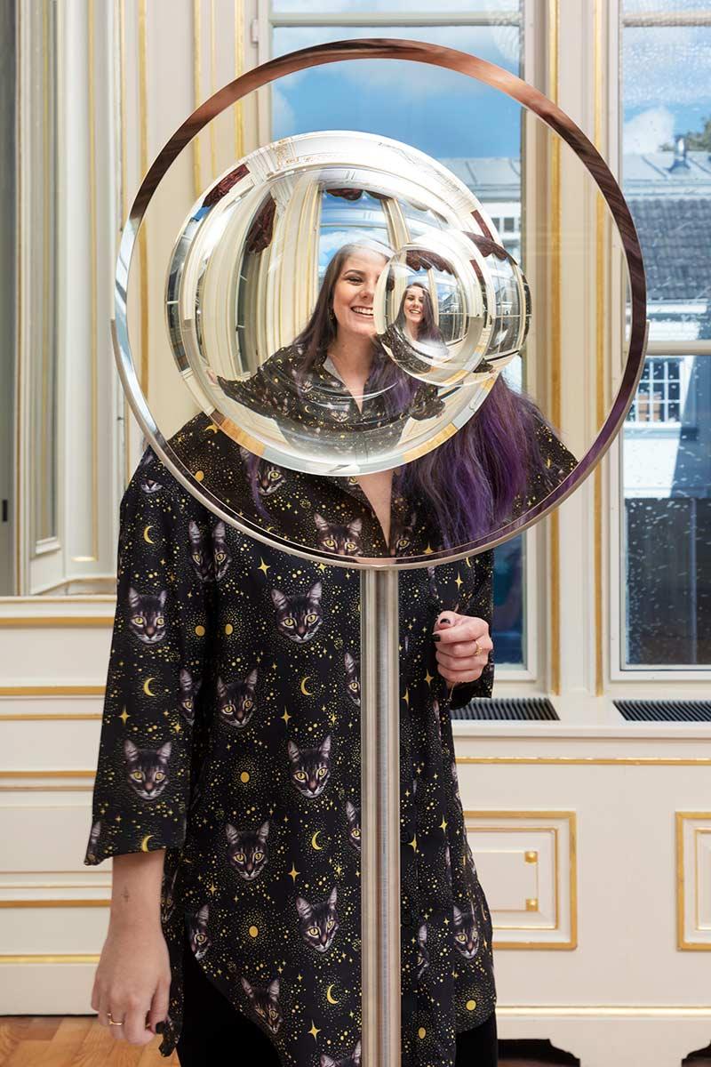 Václav Cígler, Gap, 1968-2004, optisch glas, verlijmd, geslepen en gepolijst. Collectie Kunstmuseum Den Haag, langdurig bruikleen Stichting Modern Glas