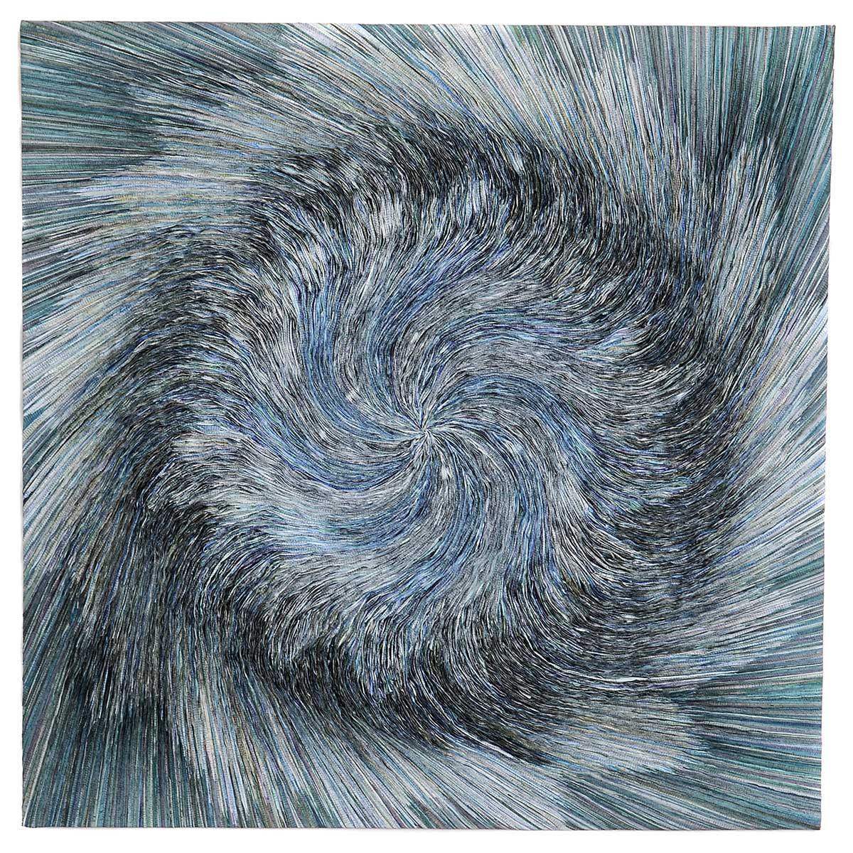 Annita Smit, Temperament, 2019, bewerkt bijbelpapier. Foto: Anja Loepa