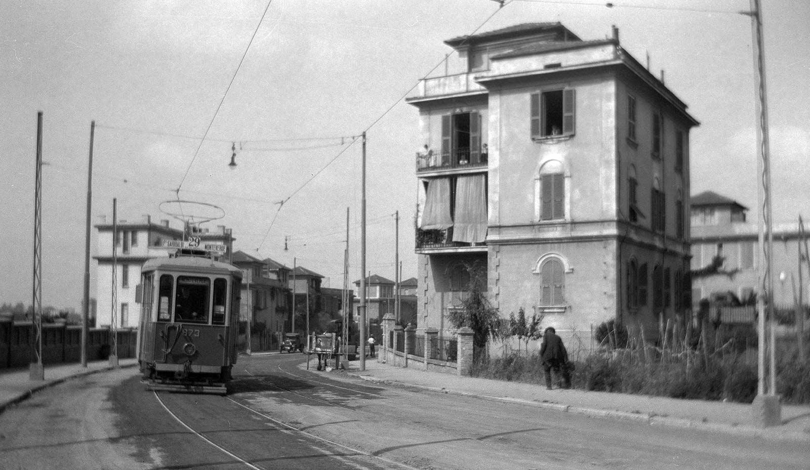 Via Alessandro Poerio 122, eind mei 1931