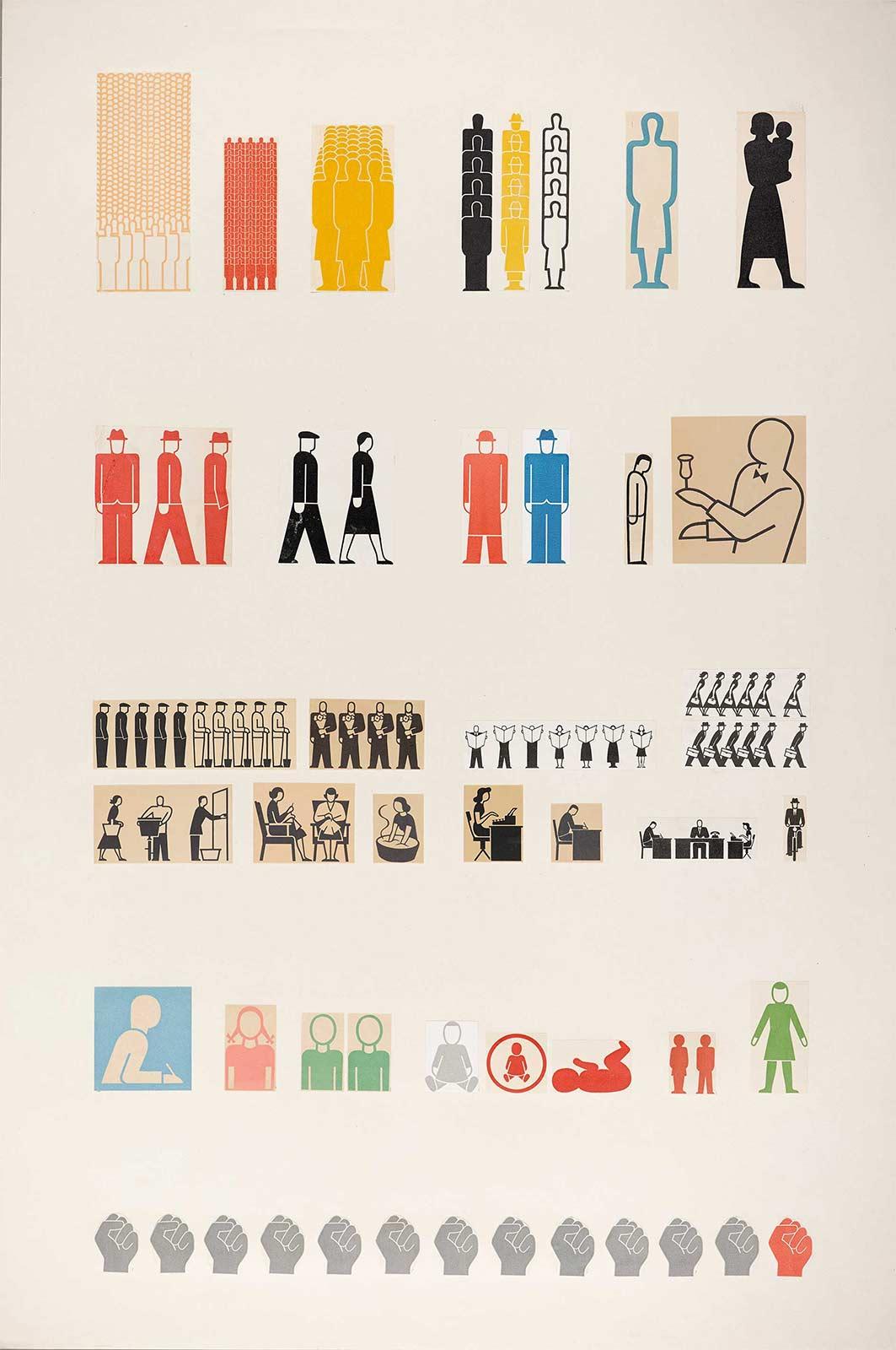 Gerd Arntz, collage of isotypes, 1930