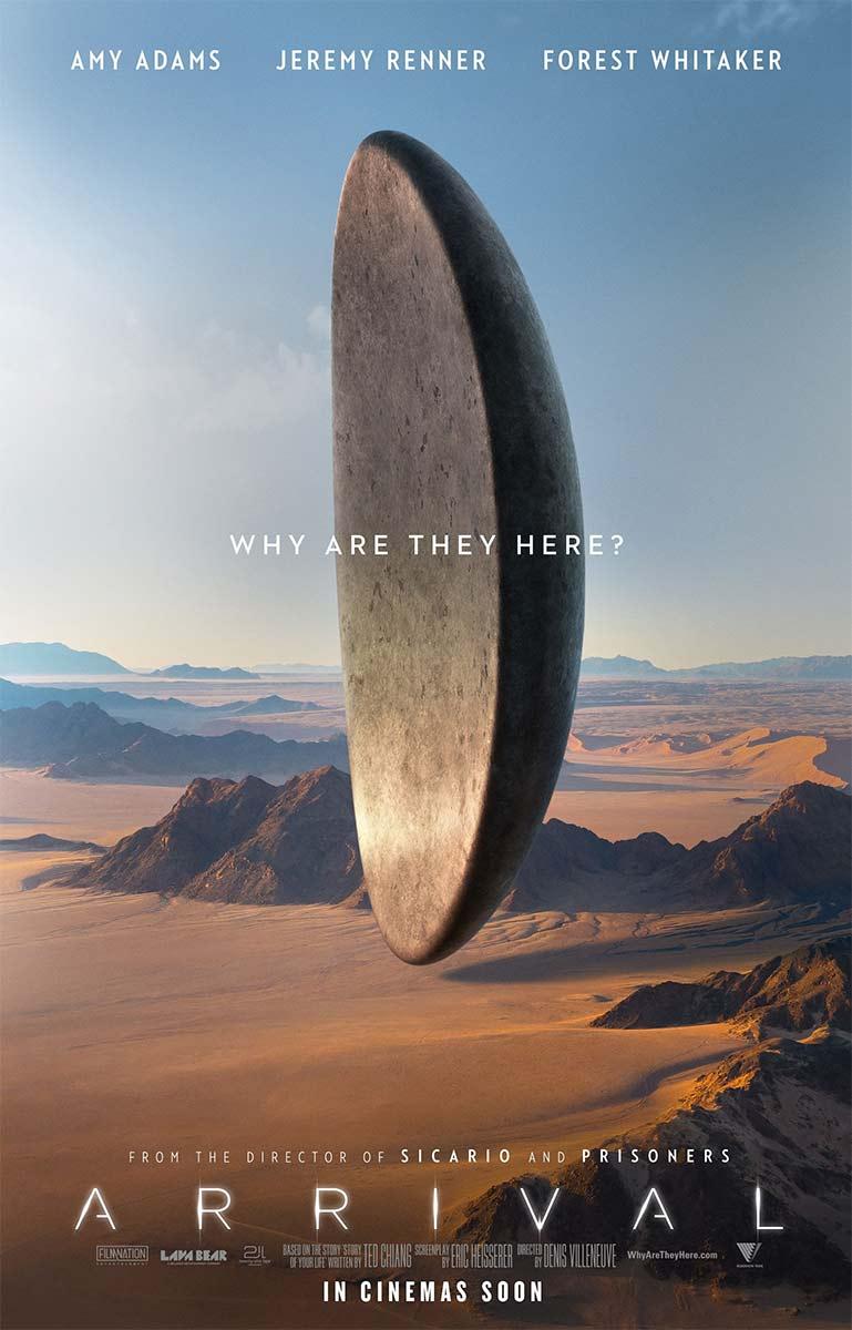 Poster voor Arrival, Denis Villeneuve, 2016