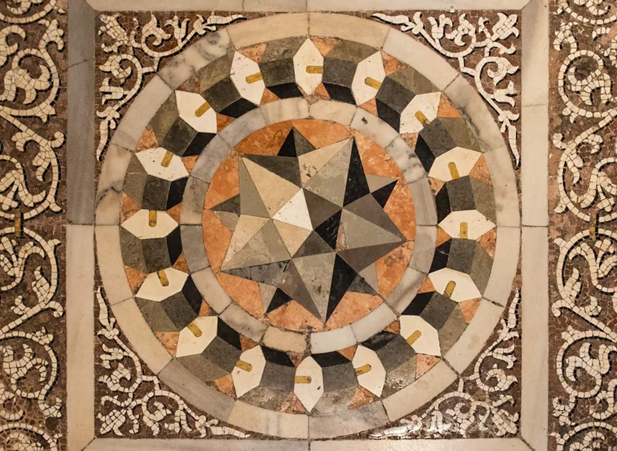 Floor mosaic in St. Mark's Basilica in Venice, c. 1425