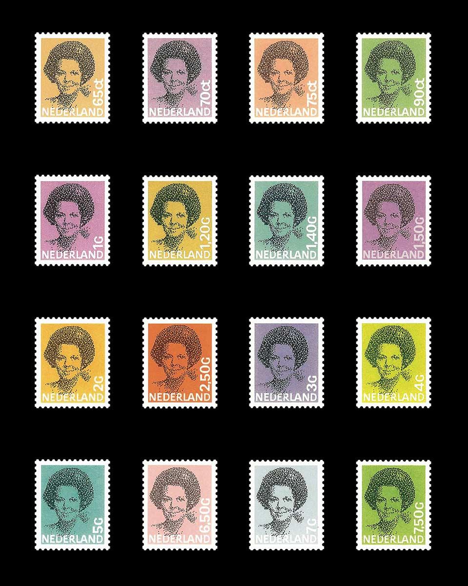 Stamp sheet coloured