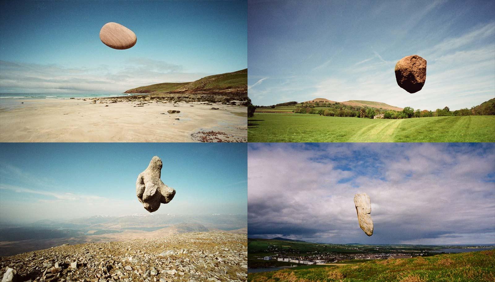 Compilatie van foto's van David Quentin, uit de Rocks in the Sky serie.