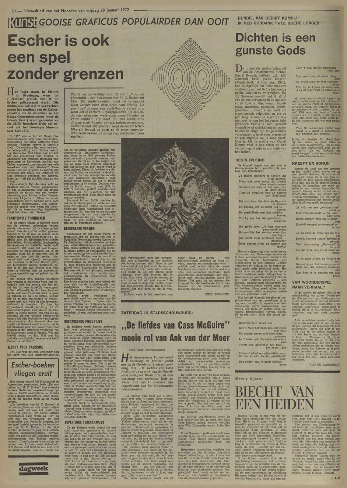 Nieuwsblad van het Noorden, 28 January 1972