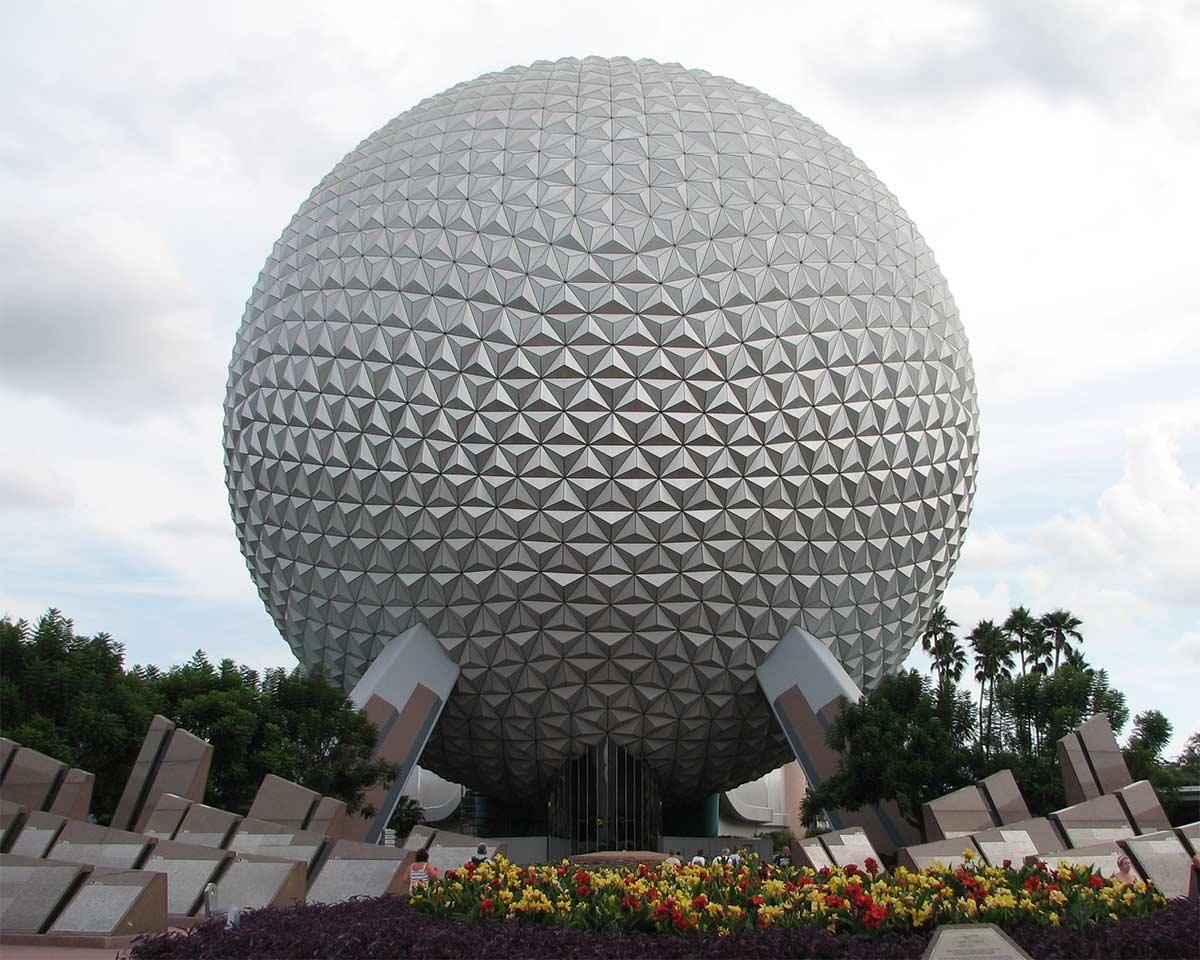 Spaceship Earth, the attraction in the American Disney theme park Epcot, photo: Katie Rommel-Esham
