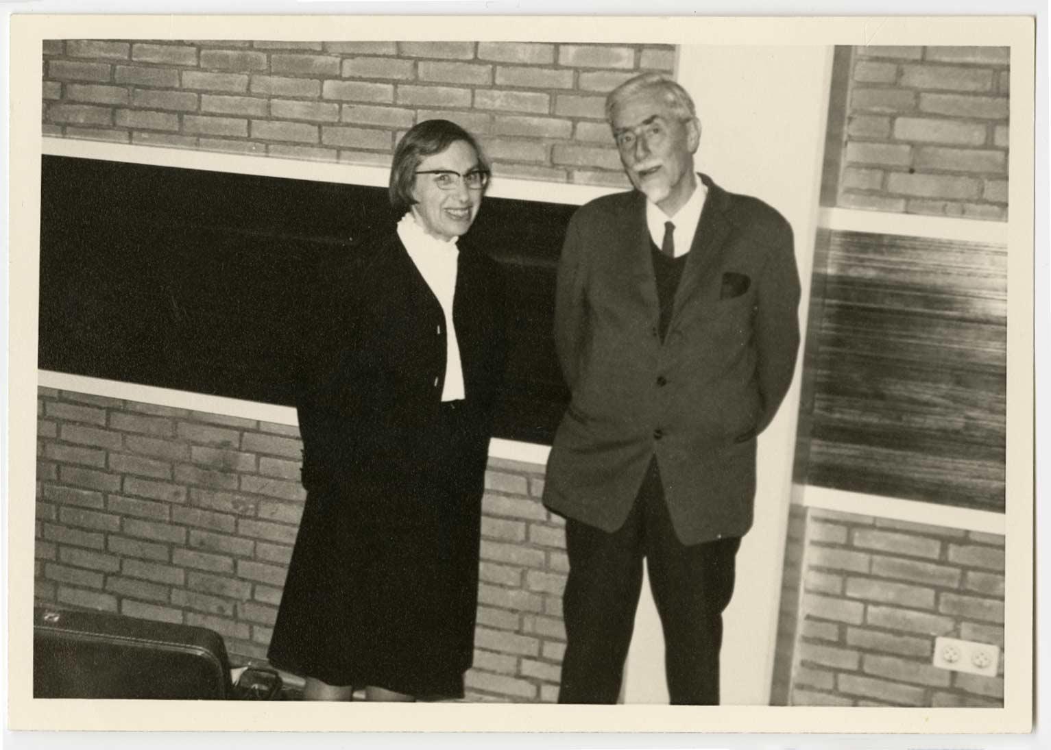 M.C. Escher with Carolina H. MacGillavry