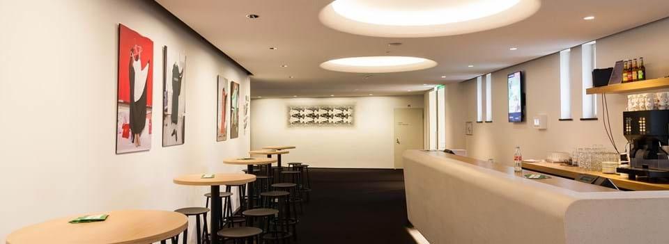 The mural in the Escherfoyer of the Utrecht city theatre.