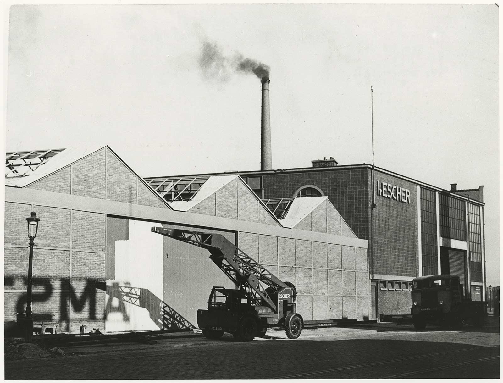 Anne Escher’s factory on 2e Van der Kunstraat, 1947. Photo: collection The Hague Municipal Archive