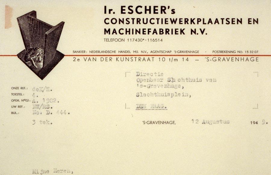 Letterhead from the SHIE collection