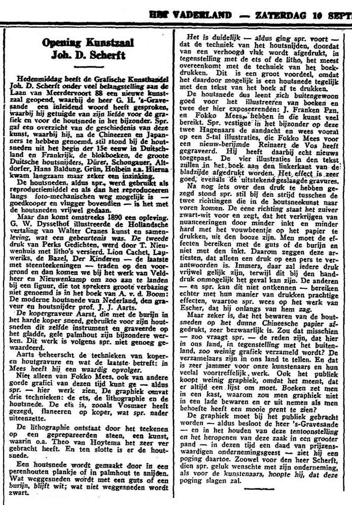 Het Vaderland, 10 September 1932