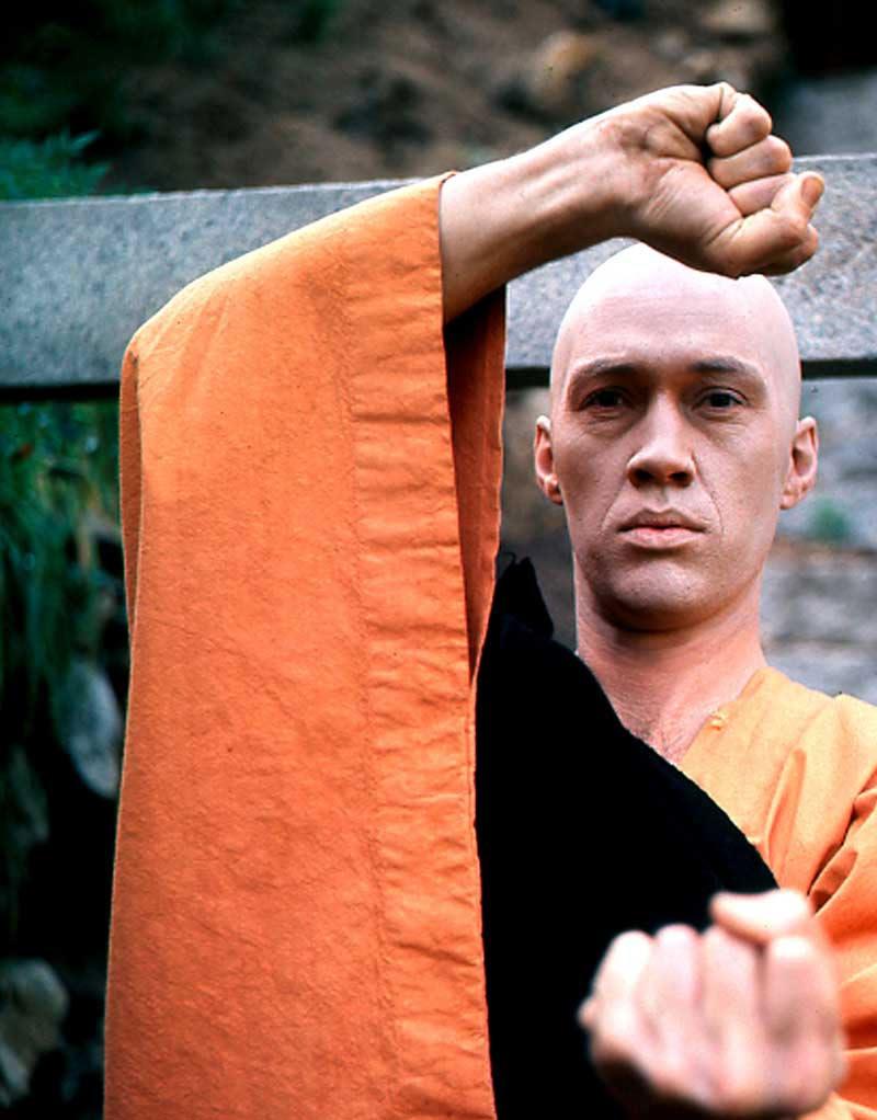 David Carradine als Caine in de Amerikaanse televisieserie Kung Fu (1972-1975)