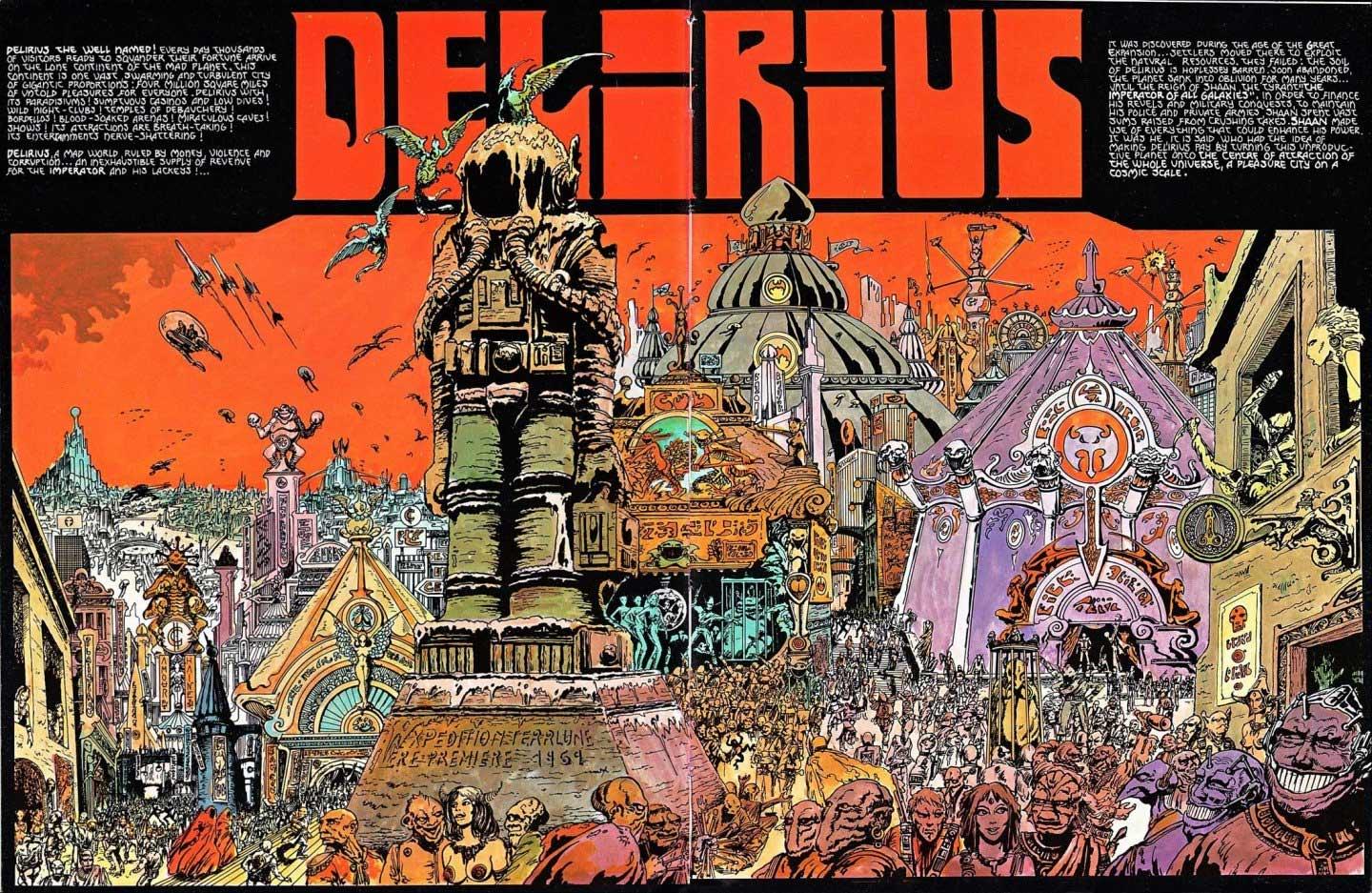 Philippe Druillet en Jacques Lob, Délirius (1973)