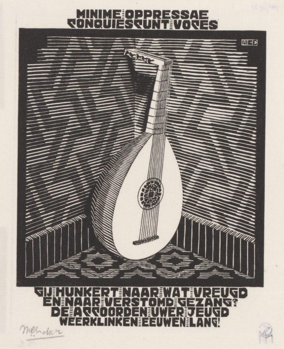 M.C. Escher, Luit, houtsnede, 1931