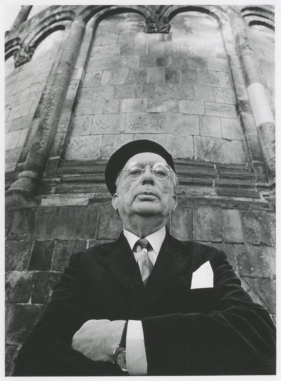 <p>Oscar Reutersvärd, 1986. Foto: Michael Normann, CC BY 4.0, via Wikimedia Commons</p>