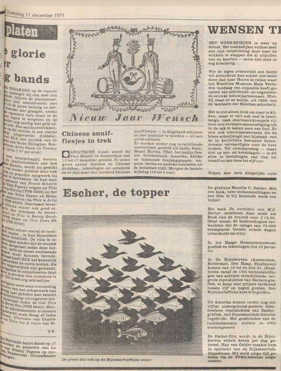 Het Parool, 11 december 1971