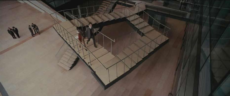 De Penrose trap zoals die te zien is in de film Inception,  geregisseerd door Christopher Nolan in 2010