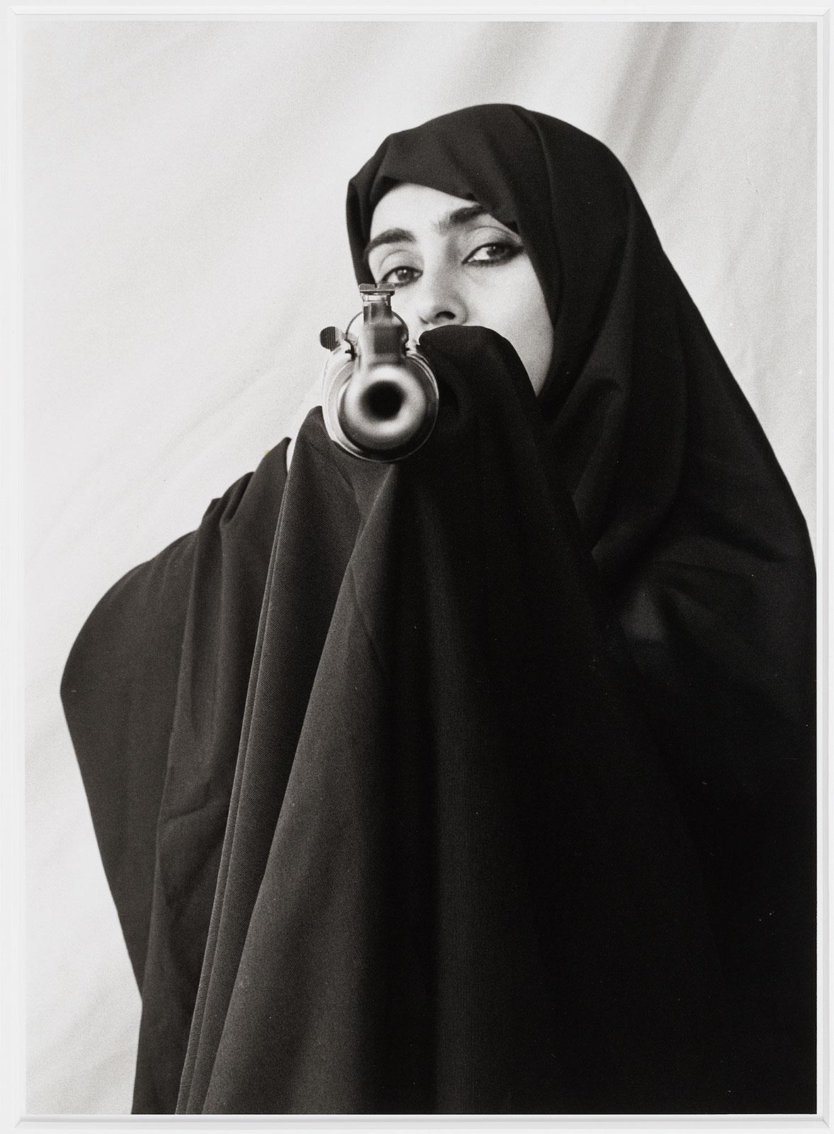 <p>Shirin Neshat, Untitled, from series Women of Allah, gelatine silver print, 1994. Collection Swagemakers. Photographer Peter Cox</p>