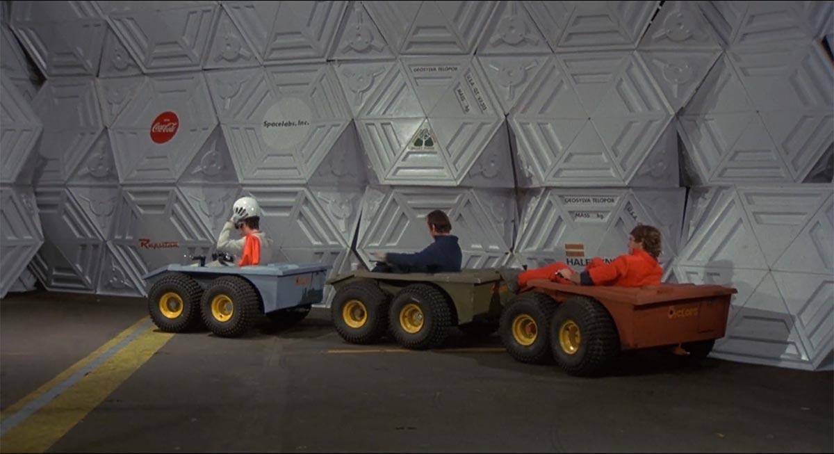 Silent Running, the walls in the cargo bay