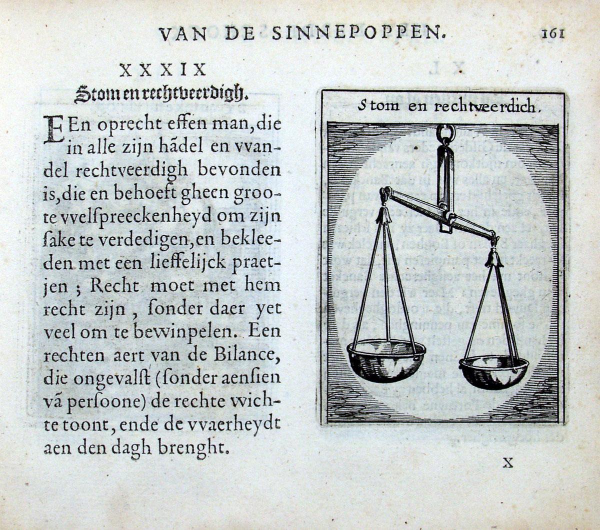 Roemer Visscher, Sinnepoppen, page 161, 1614