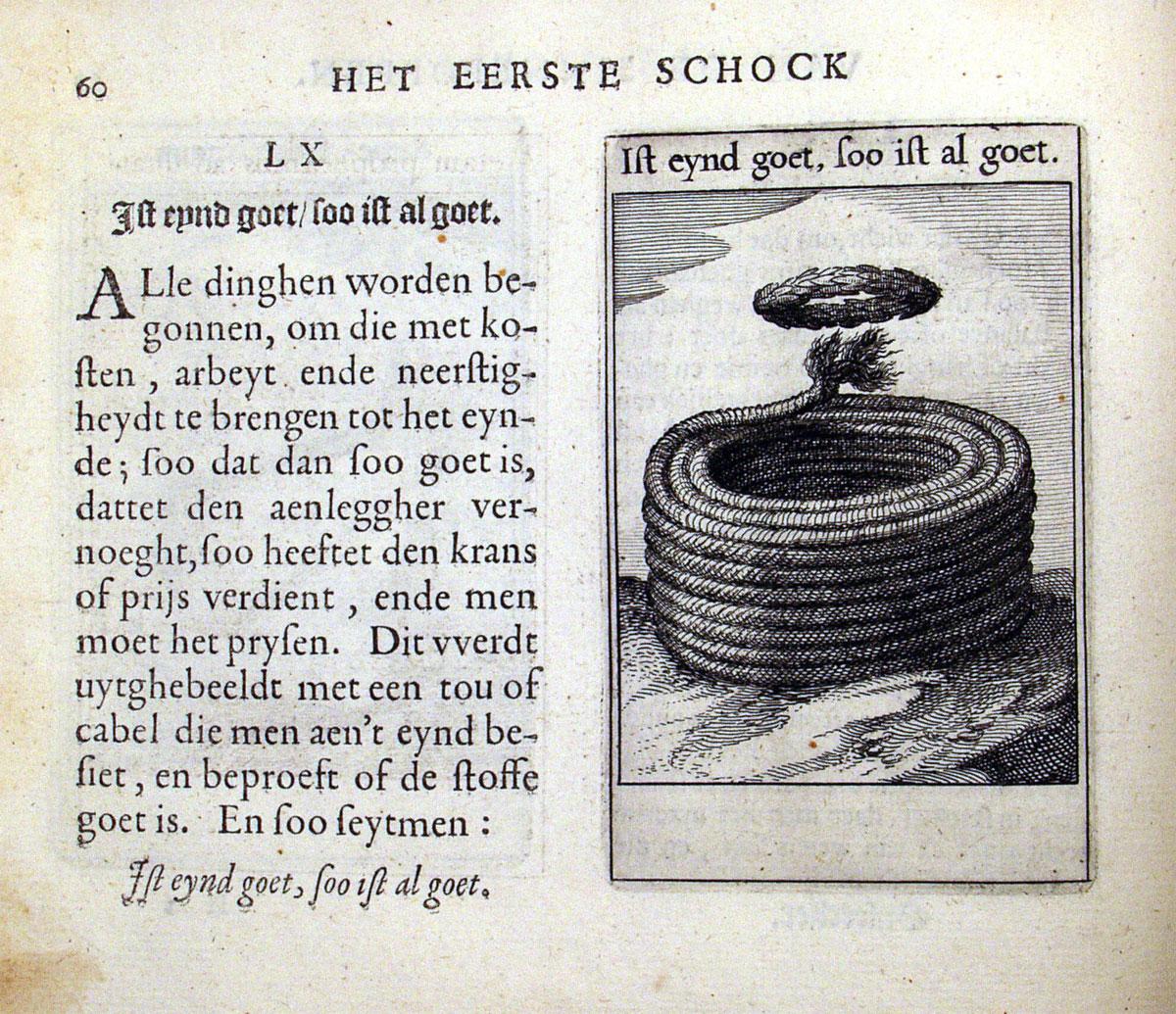 Roemer Visscher, Sinnepoppen, page 60, 1614