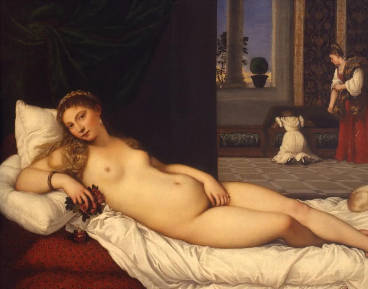Titiaan, Venus of Urbino, oil on panel, 1538. Collection Uffizi museum, Florence