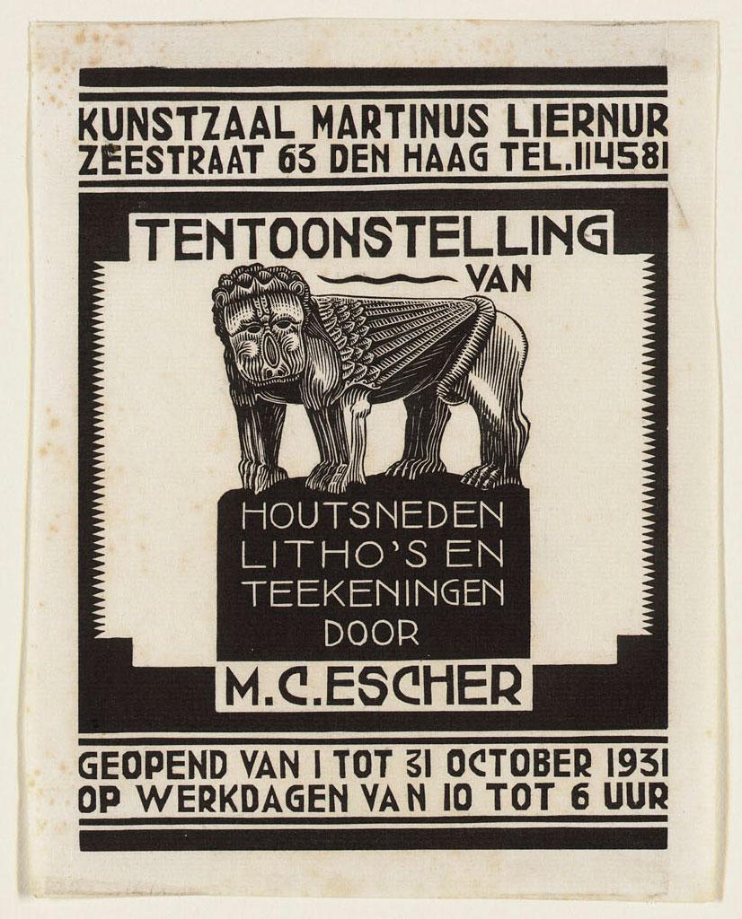 Invitation exhibition Martinus Liernur