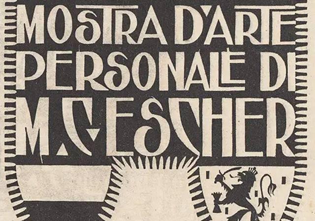 Affiche voor eerste solotentoonstelling