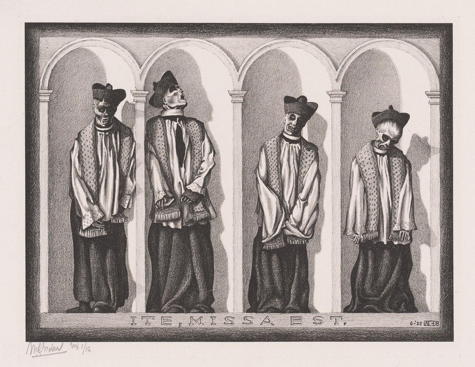 Gemummificeerde priesters in Gangi