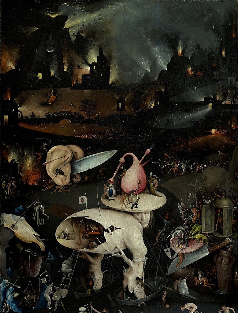 Escher, inspired by Bosch