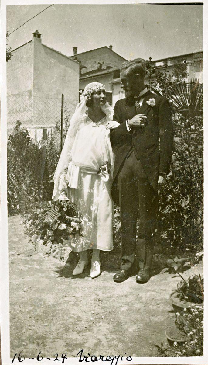 Trouwfoto, Viareggio, 1924